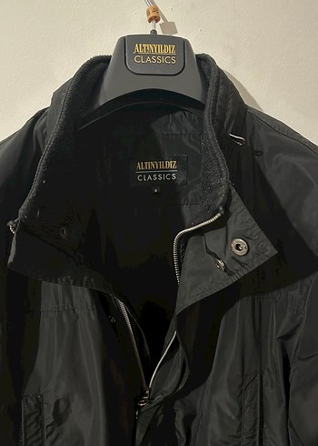 Altınyıldız Classics Siyah Erkek Mont / Kaban  S Beden (2. El) - Görsel 3