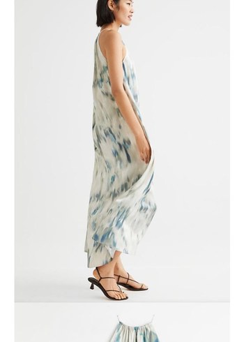 xs Beden gri Renk Fırça desenli H&M elbise