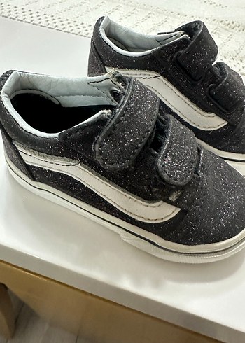 Siyah Bebek Çocuk Spor Ayakkabı Cırt Cırtlı - Görsel 2