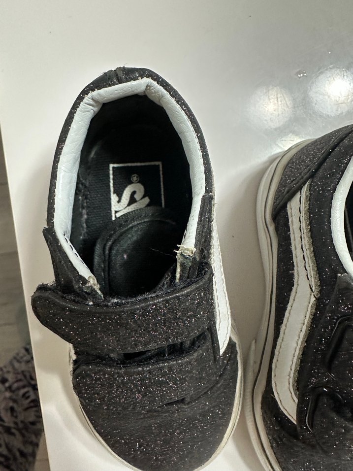 Siyah Bebek Çocuk Spor Ayakkabı Cırt Cırtlı - Görsel 4