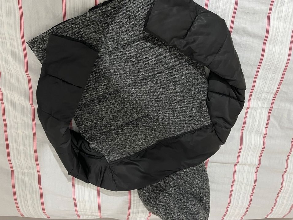 Fermuarlı Siyah Kadın Kışlık Mont - Görsel 3