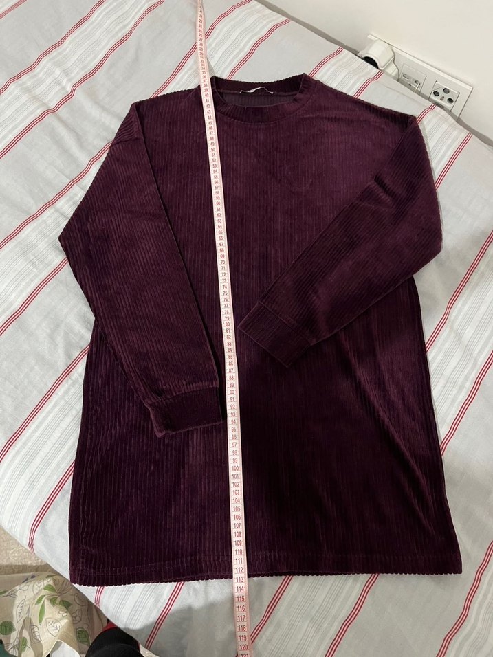 Bordo Kadın elbise - Görsel 2