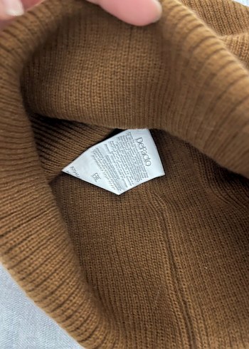 Kahverengi Örgü Kadın Bere - Görsel 2