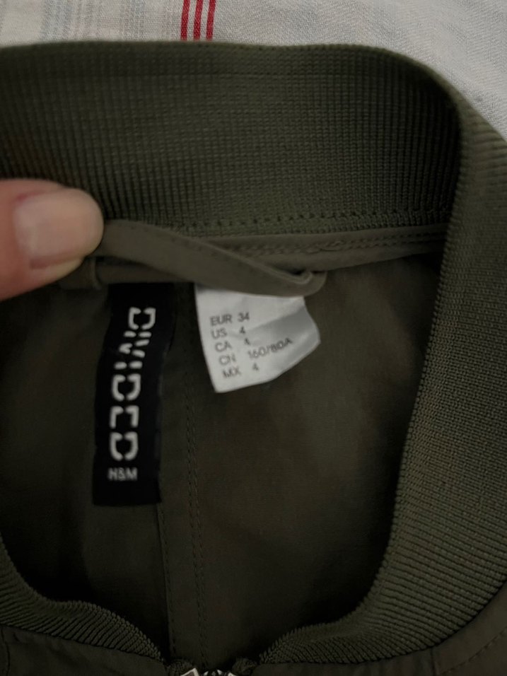 Kadın Haki Fermuarlı ceket - Görsel 5