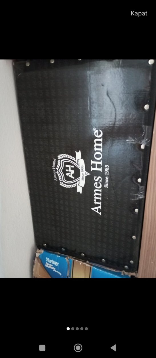 Armes Home Siyah Desenli Yatak örtüsü - Görsel 2