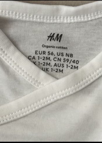 H&M Yenidoğan Body Takım - Görsel 2