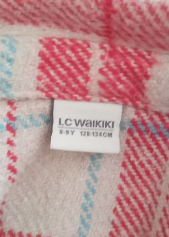 Kırmızı Düğmeli Kız Cocuk Oduncu Gömlek - Görsel 3