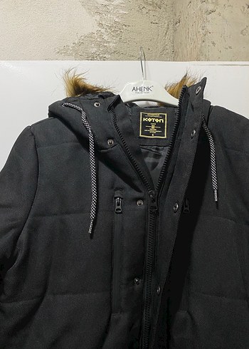 Siyah Erkek Uzun Kollu Kaban - Görsel 2