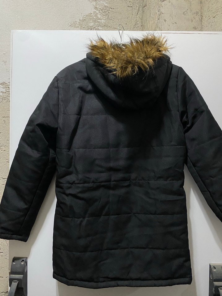 Siyah Erkek Uzun Kollu Kaban - Görsel 3