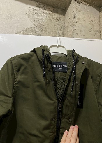 Erkek Khaki Fermuarlı Street Wear Ceket - Görsel 2