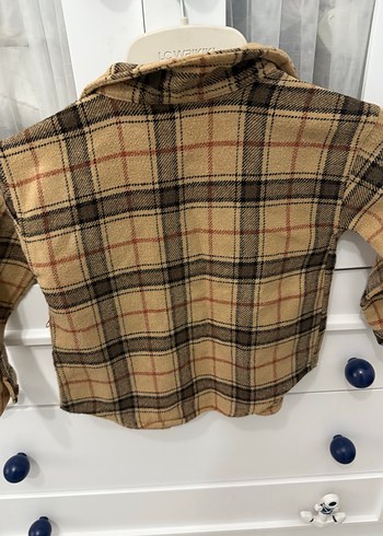 Kahverengi Kareli Erkek Çocuk Gömleği - Görsel 4