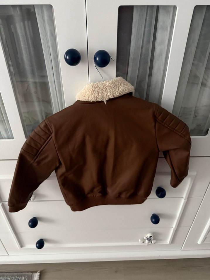 Lcw Kahverengi Erkek Çocuk Kürklü Ceket - Görsel 3