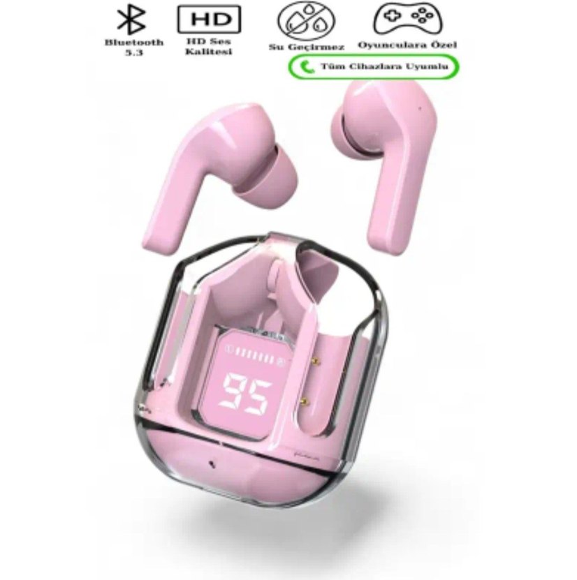 Bluetooth Kulaklık ios Android Uyumlu Dokunmatik stereo ledli - Görsel 2