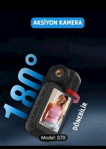 robeve mini S70 Aksiyon Kamerası - Görsel 3