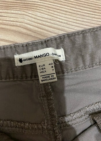 Kahverengi Kadife Pantolon - Görsel 2