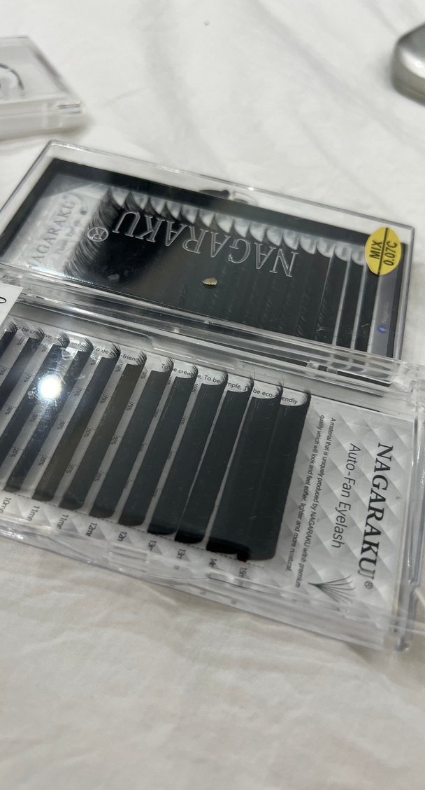 NAGARAKU Siyah Karışık Kalınlıkta Takma Kirpik - Görsel 2