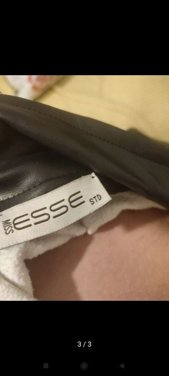 Siyah Deri Fermuarlı Salaş Kadın Ceket standart deri - Görsel 3