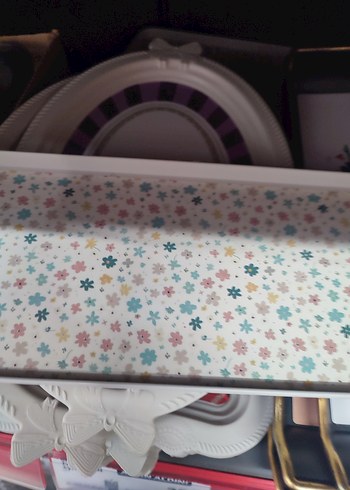 Renkli Baskılı Sarı tepsiler plastik - Görsel 3