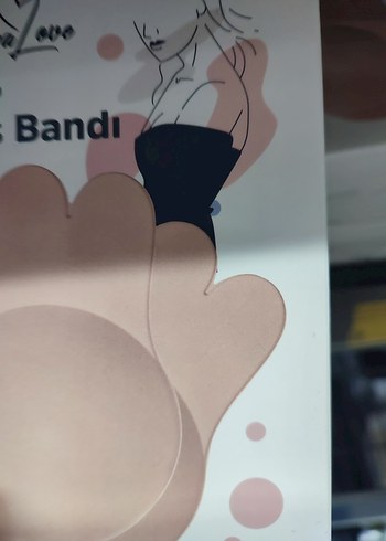 Bej Rock Punk Push-Up Göğüs Bandı - Görsel 2