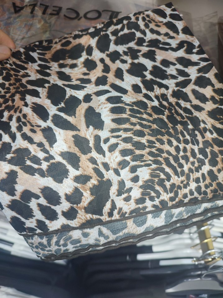 Bohem Tarz Kahverengi Fermuarlı Kadın Fular - Görsel 2