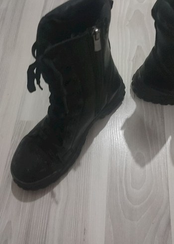 Siyah Tokalı Erkek Goth Bot 39 - Görsel 3