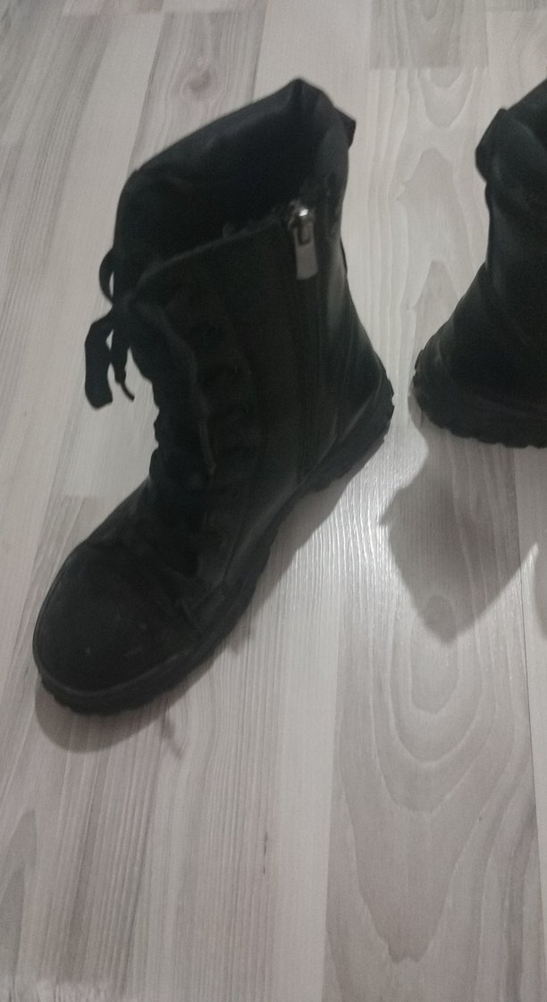 Siyah Tokalı Erkek Goth Bot 39 - Görsel 3