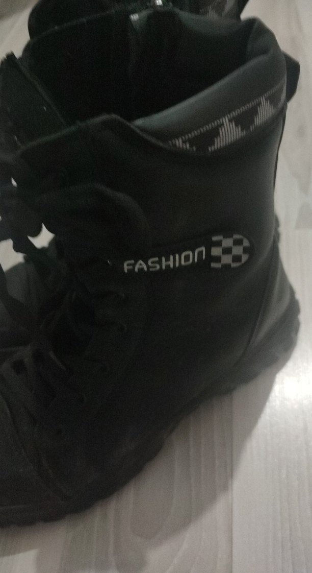 Siyah Tokalı Erkek Goth Bot 39 - Görsel 5