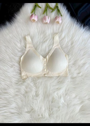 Bej Mini Street Wear Rahat Sütyen lazer sutgen - Görsel 2