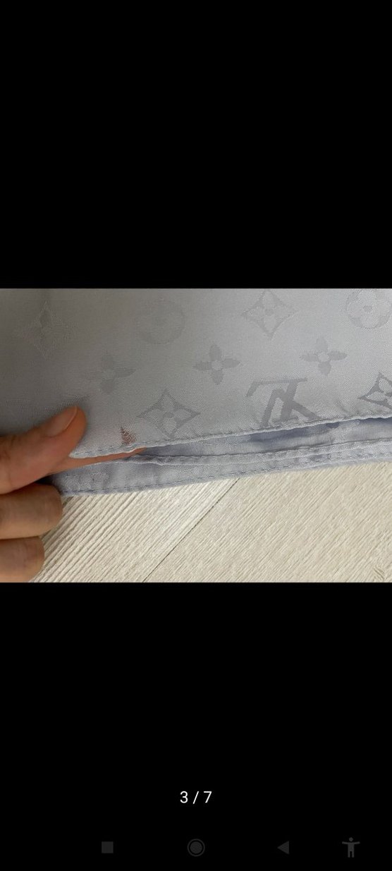 Gri İpek Görünümlü Kadın Şal az defosu var uyguna veriyorum - Görsel 2