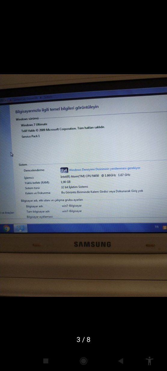 Beyaz Samsung Laptop - Görsel 2
