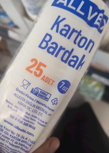 Beyaz Plastik Bardak Seti - Görsel 2