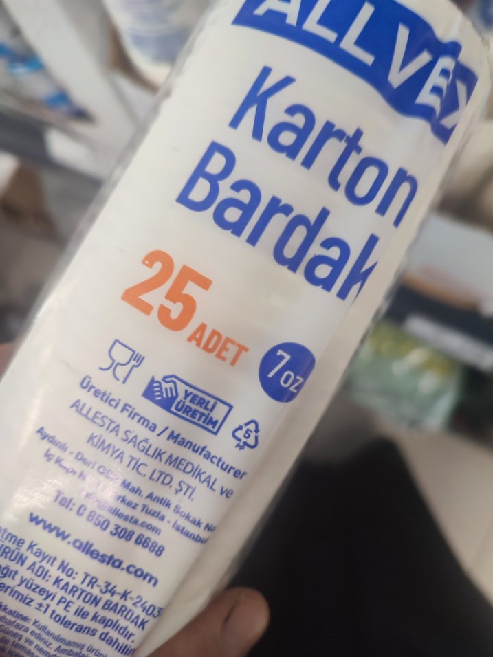 Beyaz Plastik Bardak Seti - Görsel 2
