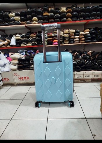 Erkek Mavi Fermuarlı İş Bavulü - Görsel 2