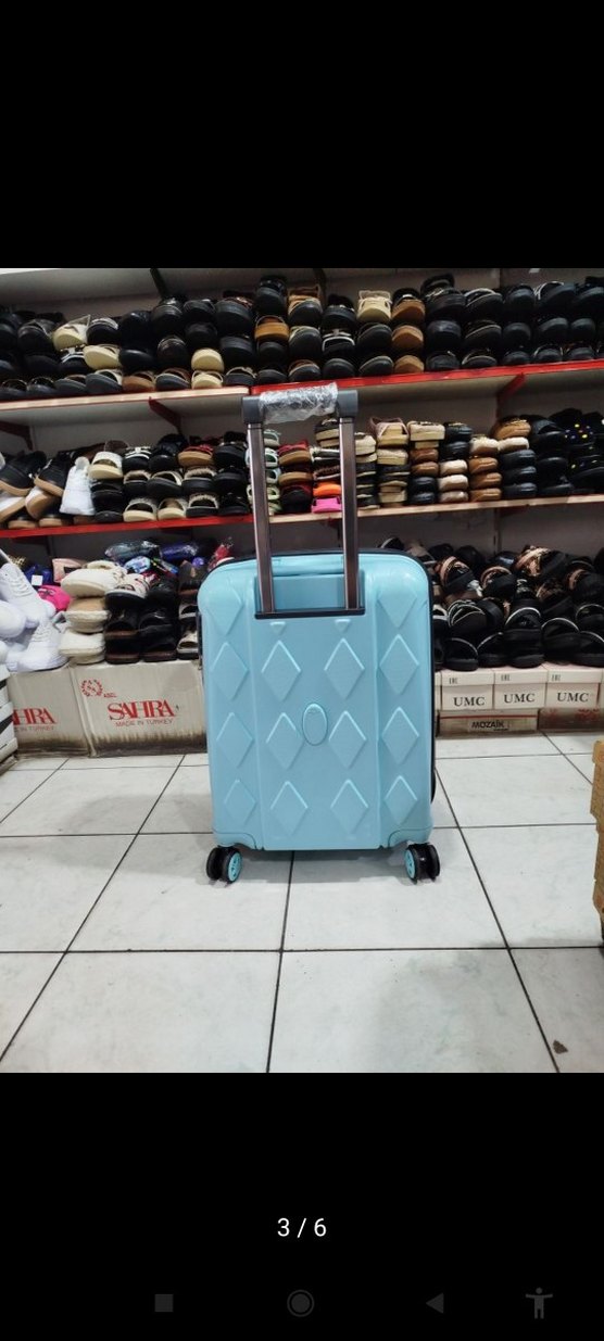 Erkek Mavi Fermuarlı İş Bavulü - Görsel 2