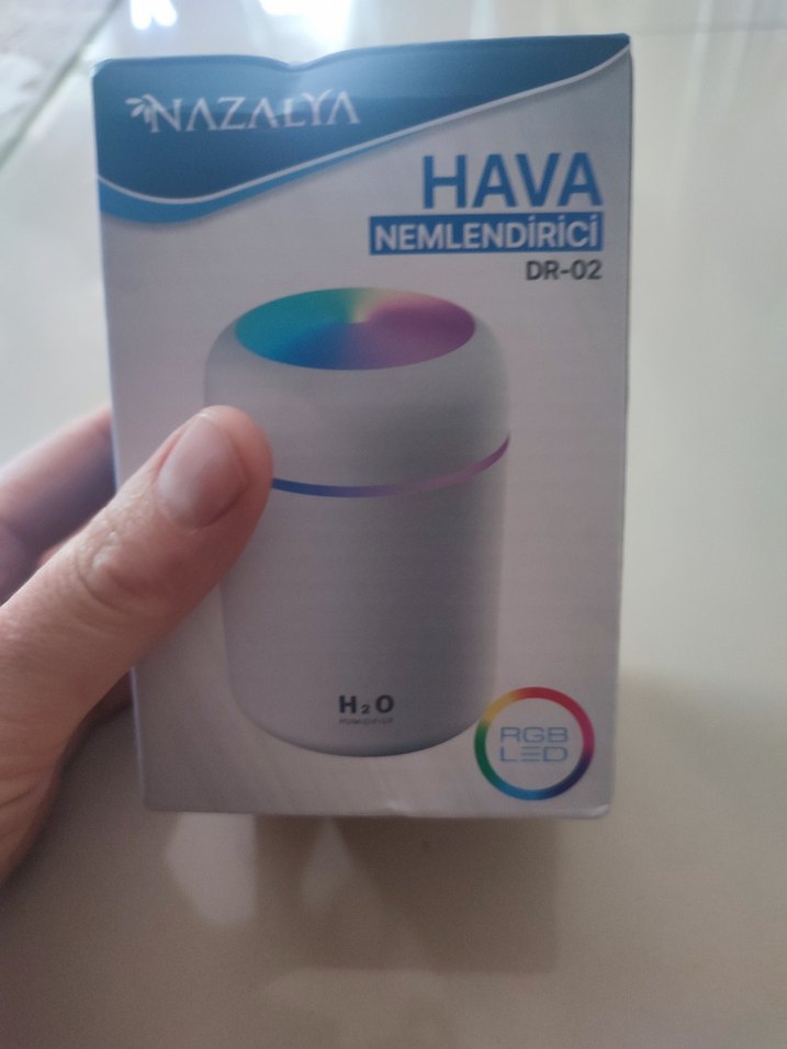 Renkli LED Işıklı Hava Temizleyici ve Nemlendirici - Görsel 3