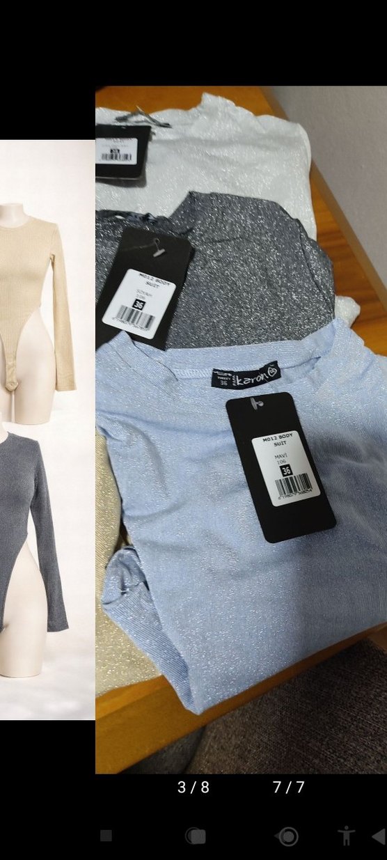 Gri Kız Uzun Kollu Pamuklu Hırka 36 38 beden - Görsel 2