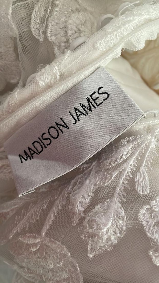 V Yaka A Kesim Uzun Gelinlik - Görsel 3