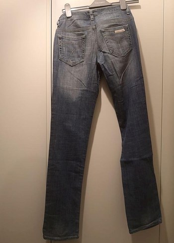 Gri Kadın Denim Pantolon - Görsel 3