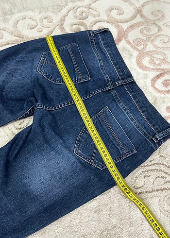 kadın y2k vintage düşük bel pantolon - Görsel 7