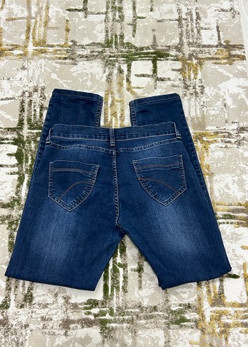 kadın y2k vintage düşük bel pantolon - Görsel 5