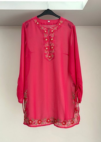 Transparan Bohem Gömlek - Görsel 2