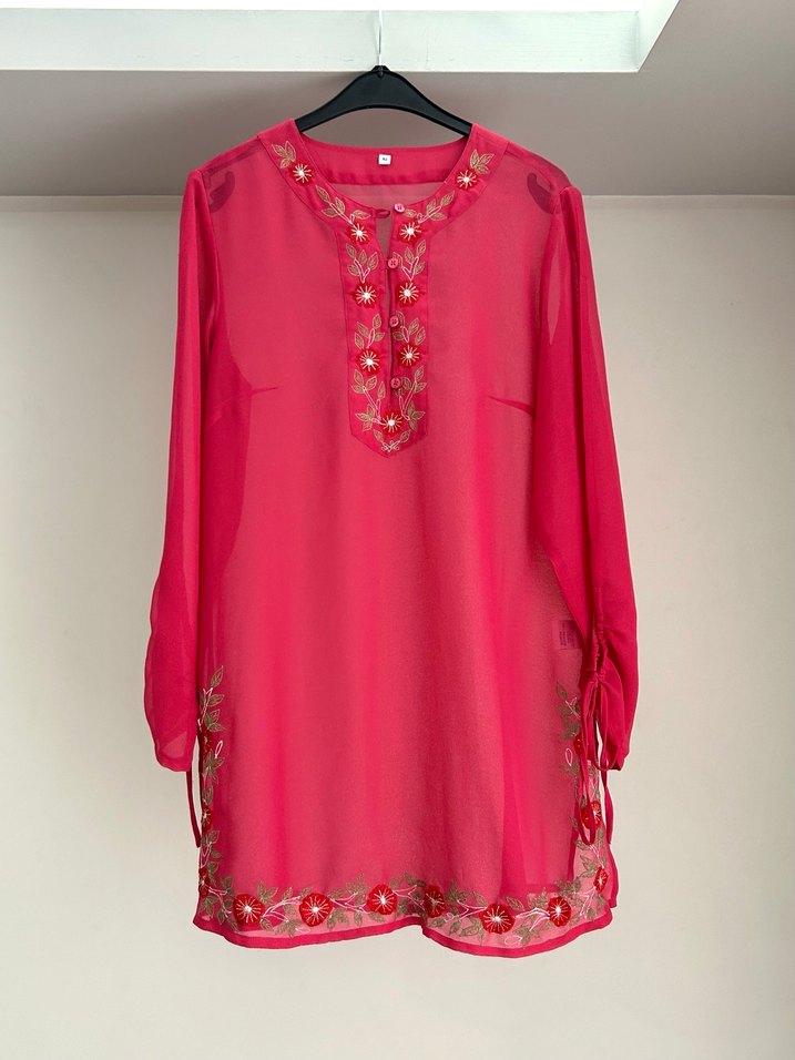 Transparan Bohem Gömlek - Görsel 2