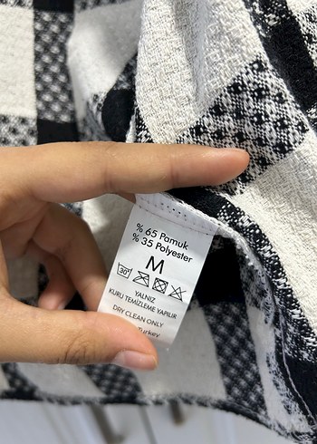 Kadın Ekoseli Crop Gömlek - Görsel 6