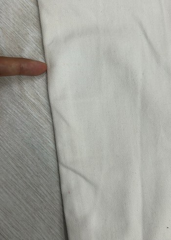 Beyaz Kadın Düşük Bel Pantolon - Görsel 7