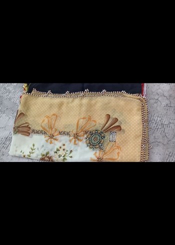 İĞNE OYASI YAZMA EŞARP - Görsel 3