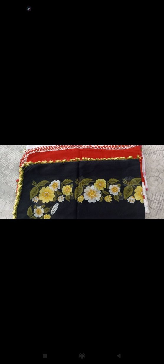 İĞNE OYASI YAZMA EŞARP - Görsel 4