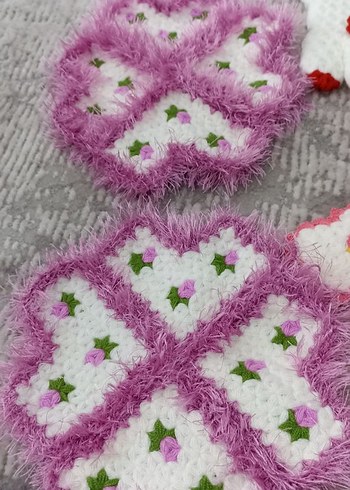 Renkli El Yapımı Banyo Lifi - Görsel 2