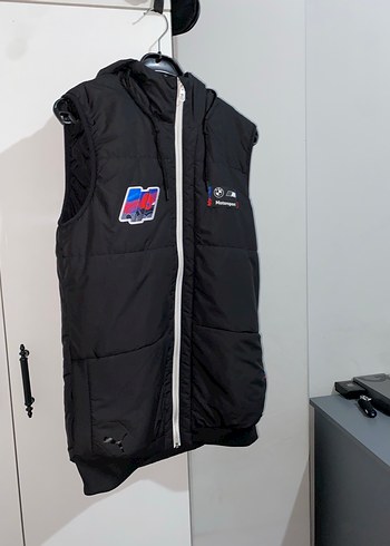 Siyah Kapüşonlu Erkek Şişme Yelek - Görsel 2