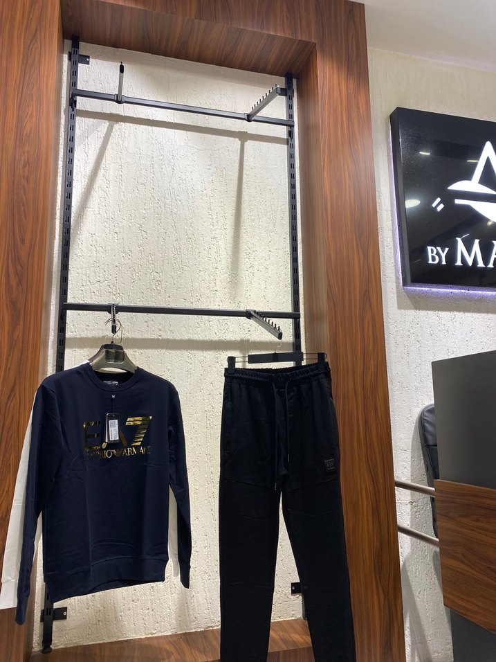 Erkek Lacivert Uzun Kollu Sweatshirt EA7 - Görsel 3