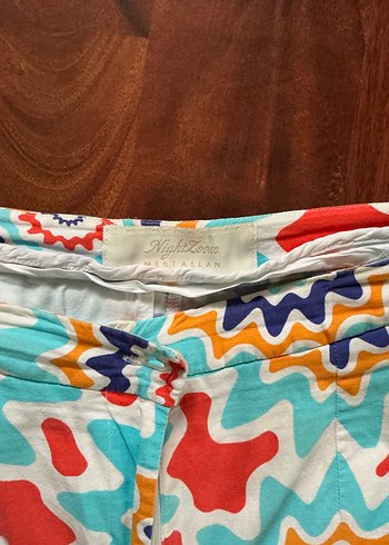 Mert Aslan ADL Özel Tasarım Renkli Desenli Uzun Kumaş Pantolon - Görsel 2